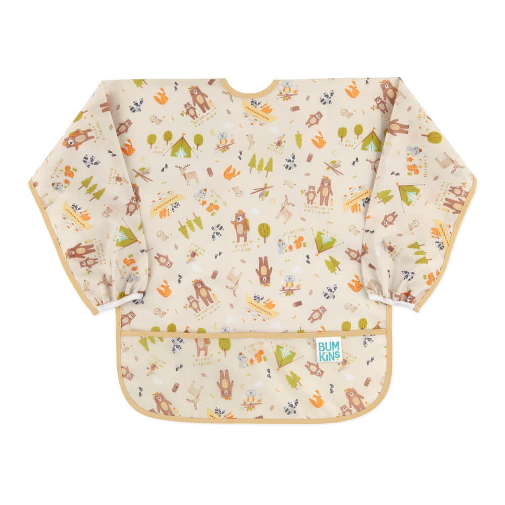 ผ้ากันเปื้อนเด็ก Bumkins Art Smock Rainbows		 		 		
